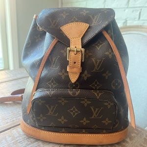 Louis Vuitton monogram Montsouris MM backpack purse